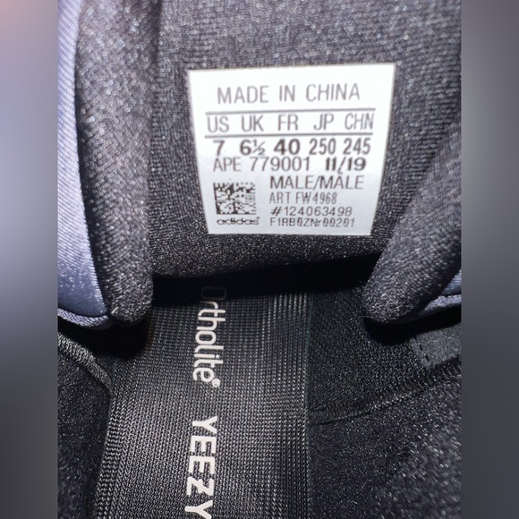 Size 7 gently worn, Slate gray YEEZY 500 High Sneakers - Picture 13 of 15